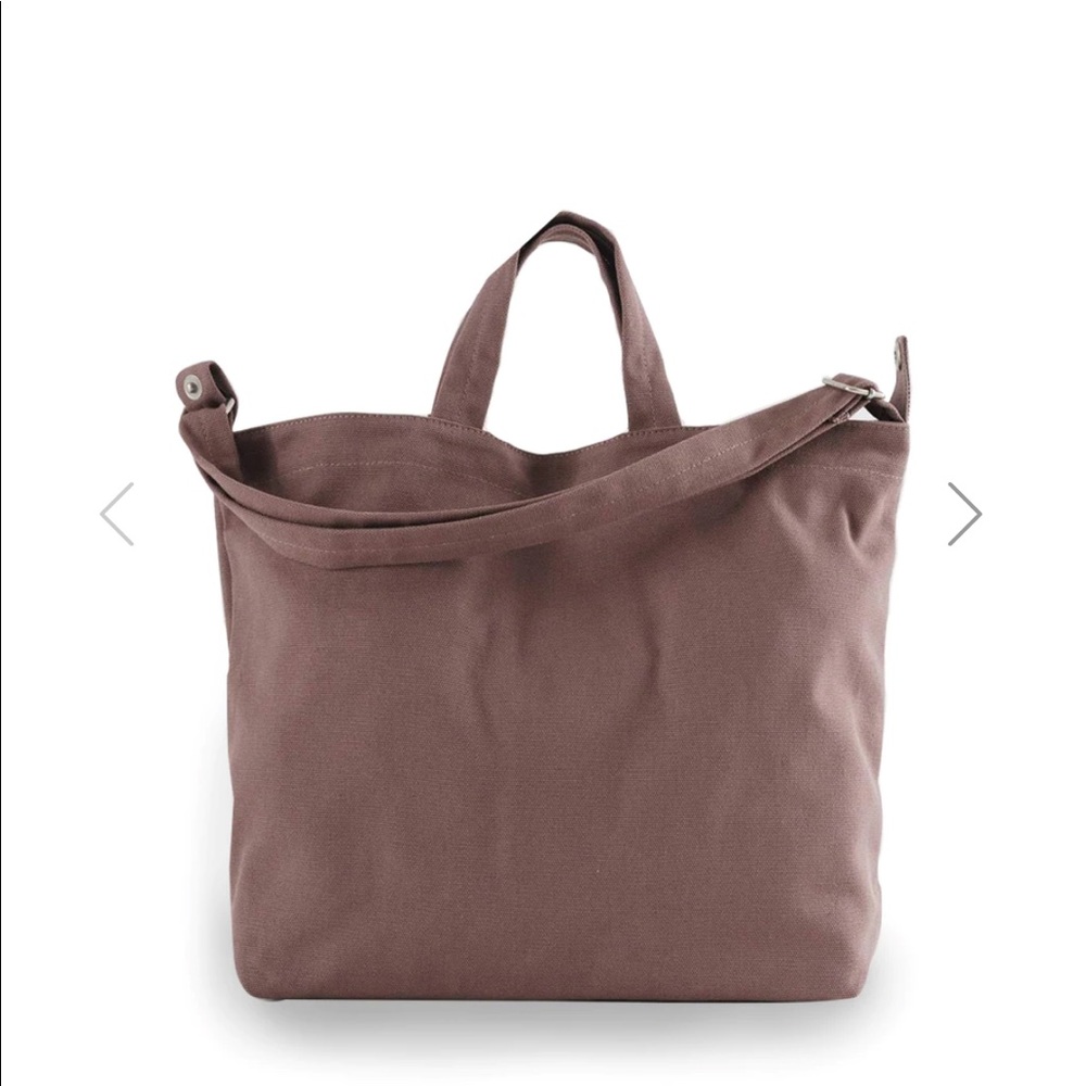 BAGGU HORIZONTAL DUCK BAG IN PEPPERCORN BRAND NEW WITH TAGS